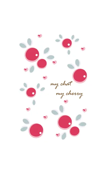 [LINE着せ替え] My chat my cherry 26の画像1