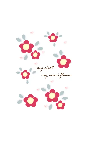 [LINE着せ替え] My chat my mini flower 26の画像1