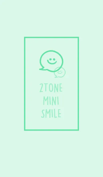 [LINE着せ替え] 2トーン ミニ スマイル 21の画像1