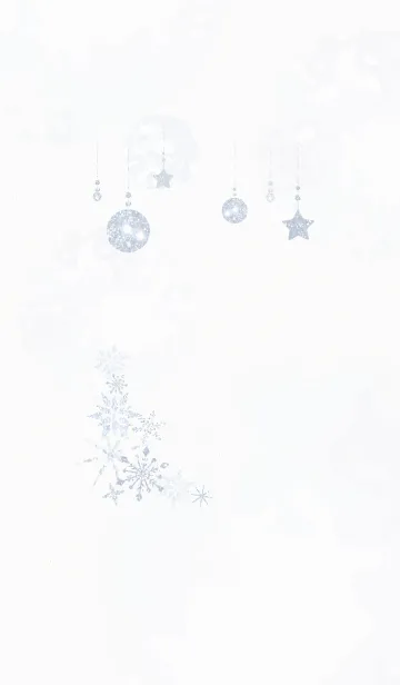 [LINE着せ替え] クリスマス ブルーの画像1
