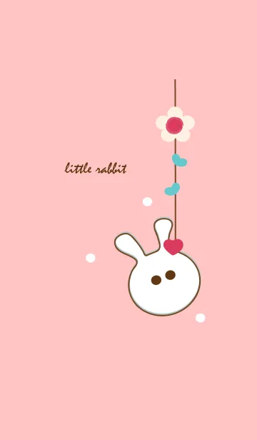 [LINE着せ替え] little rabbit with little heart 46の画像1