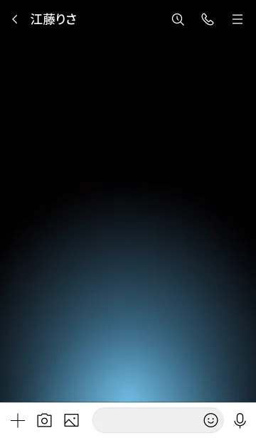 [LINE着せ替え] AZURE BLUE LIGHT ICON THEME 2の画像3