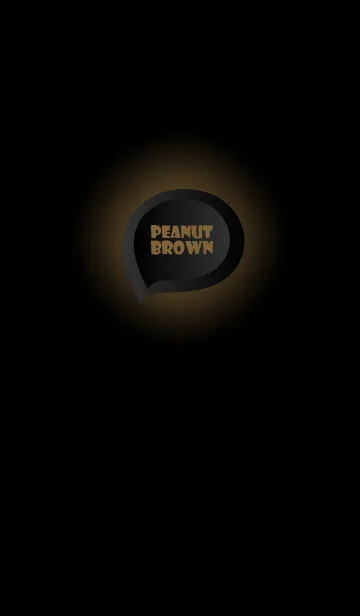 [LINE着せ替え] Peanut Brown Button In Black V.3 (JP)の画像1