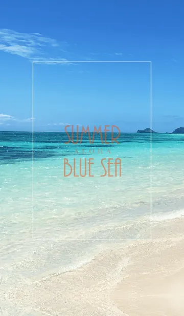 [LINE着せ替え] SUMMER BLUE SEA ALOHA 51.の画像1