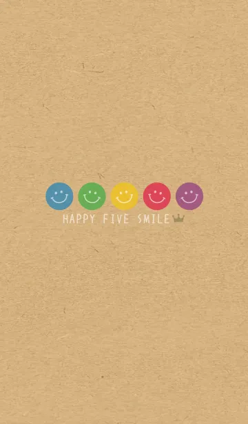 [LINE着せ替え] -HAPPY FIVE SMILE- CROWN 10の画像1