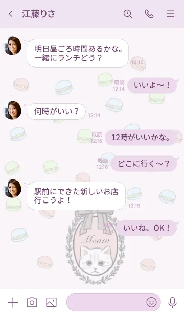 [LINE着せ替え] フランス パリ猫の画像4