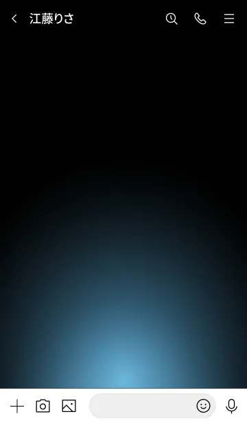 [LINE着せ替え] AZURE BLUE LIGHT ICON THEMEの画像3