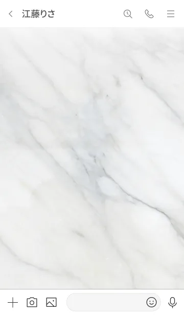 [LINE着せ替え] mono marble「モノトーンの大理石」の画像3