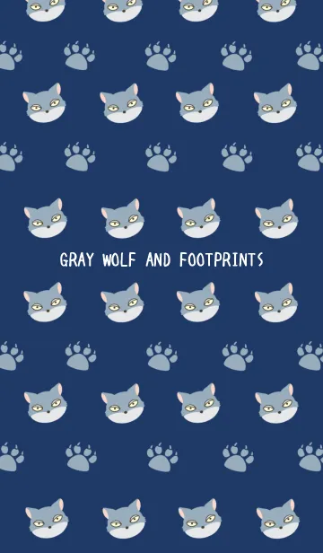 [LINE着せ替え] オオカミの着せかえの画像1