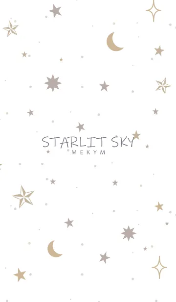[LINE着せ替え] SIMPLE STARLIT SKY -MEKYM- 30の画像1
