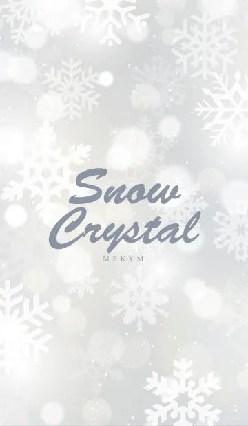 [LINE着せ替え] -Snow Crystal- MEKYM 19の画像1