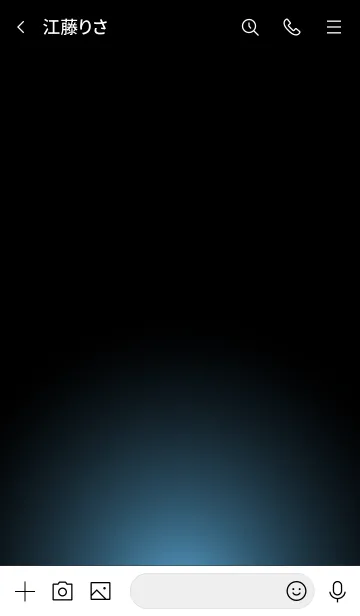 [LINE着せ替え] SILVER LIGHT ICON THEME -Azure Blue-の画像3