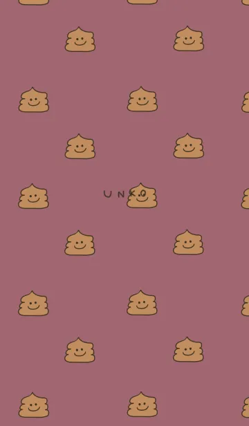 [LINE着せ替え] うんこだらけ×くすみピンク。の画像1