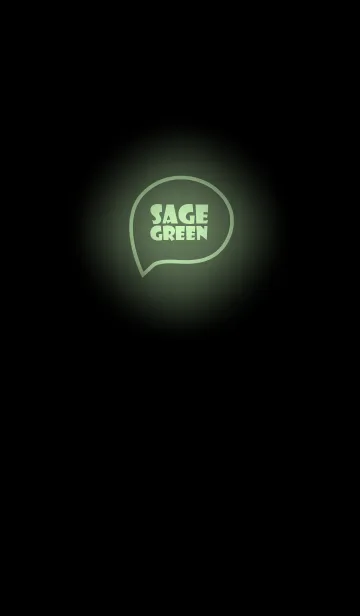 [LINE着せ替え] Sage Green Neon Theme Vr.5 (JP)の画像1