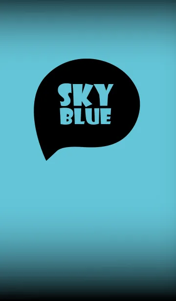 [LINE着せ替え] Sky Blue And Black Vr.5 (JP)の画像1