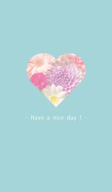 Flowers and hearts -Colorful- 25の着せ替えメイン画像
