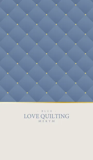 LOVE QUILTING -DUSKY BLUE- 13の着せ替えメイン画像
