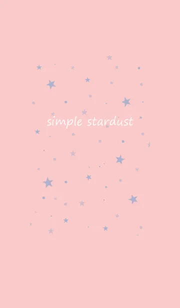 [LINE着せ替え] simple stardust**pink blueの画像1