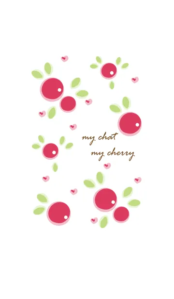 [LINE着せ替え] My chat my cherry 27の画像1