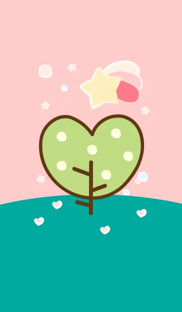 [LINE着せ替え] Lovely heart tree 95の画像1