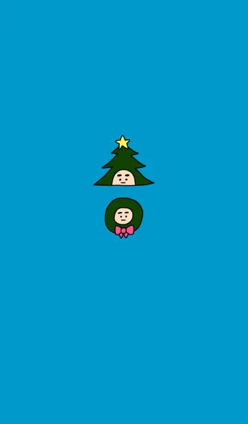 [LINE着せ替え] ぼくのふとまゆ クリスマス ((ラララ 3の画像1