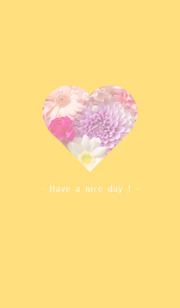 [LINE着せ替え] Flowers and hearts -Colorful- 29の画像1