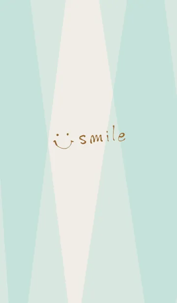 [LINE着せ替え] 色面構成 緑 スマイル2の画像1