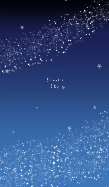 [LINE着せ替え] キラキラの夜空。星。の画像1