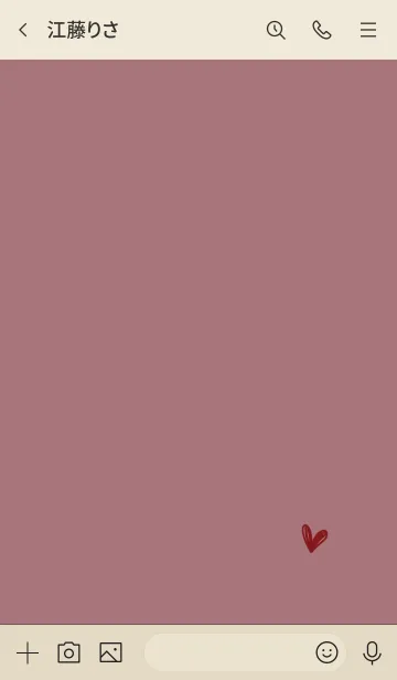 [LINE着せ替え] シンプルくすみピンク。の画像3