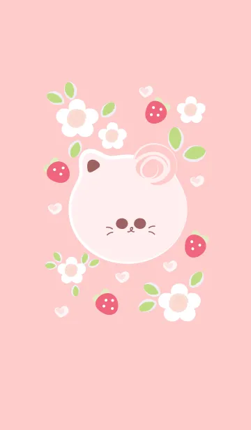 [LINE着せ替え] Cute cat theme 78 :)の画像1