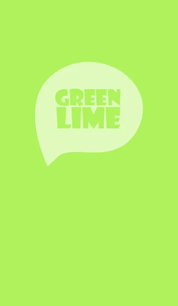 [LINE着せ替え] Lime Green Vr.5 (JP)の画像1