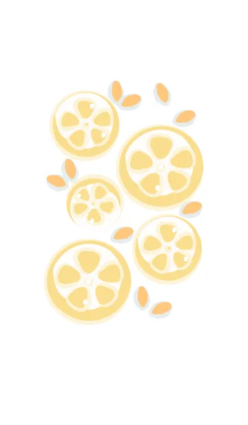 [LINE着せ替え] Sliced lemon theme 61の画像1