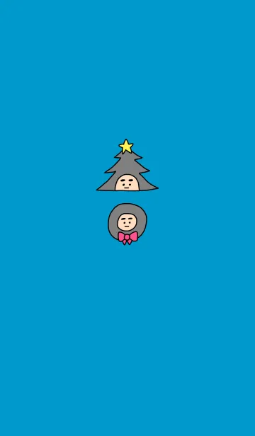 [LINE着せ替え] ぼくのふとまゆ クリスマス ((ラララ 5の画像1