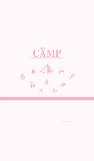 [LINE着せ替え] CAMP orchid pinkの画像1