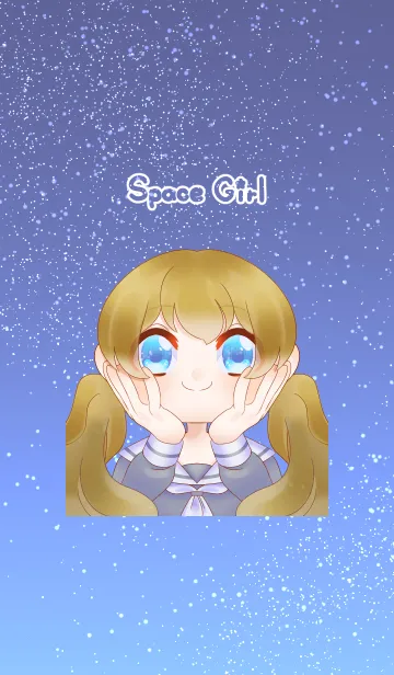 [LINE着せ替え] Space Girl.の画像1