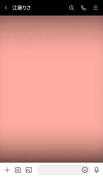 [LINE着せ替え] Salmon Pink Neon Theme Vr.5 (JP)の画像3