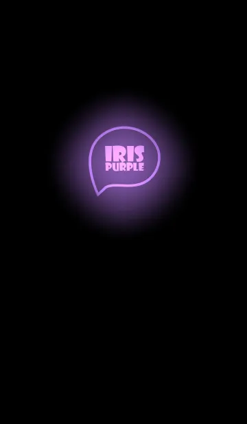 [LINE着せ替え] Iris Purple Neon Theme Vr.5 (JP)の画像1
