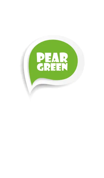 [LINE着せ替え] Pear Green Button In White V.2 (JP)の画像1