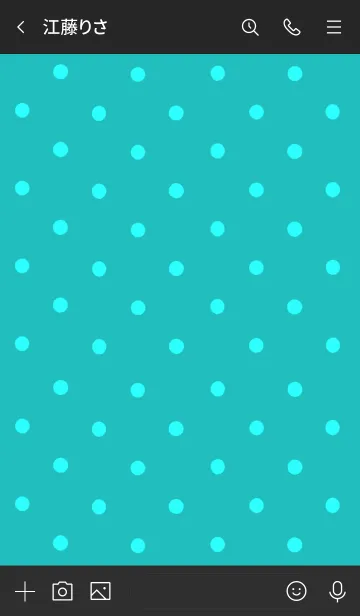 [LINE着せ替え] シンプル ドット 037の画像3