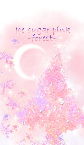 [LINE着せ替え] Ice Sugar Pink --Forest--の画像1