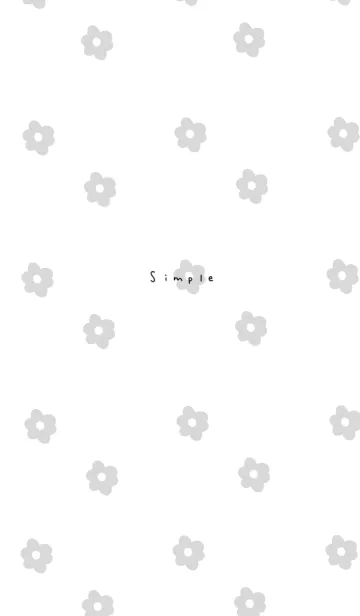 [LINE着せ替え] 清楚なホワイトと花柄。の画像1