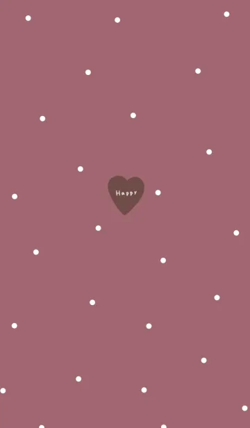 [LINE着せ替え] 大人かわいい水玉とくすみピンク。の画像1