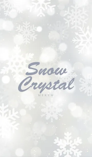 [LINE着せ替え] -Snow Crystal- MEKYM 20の画像1