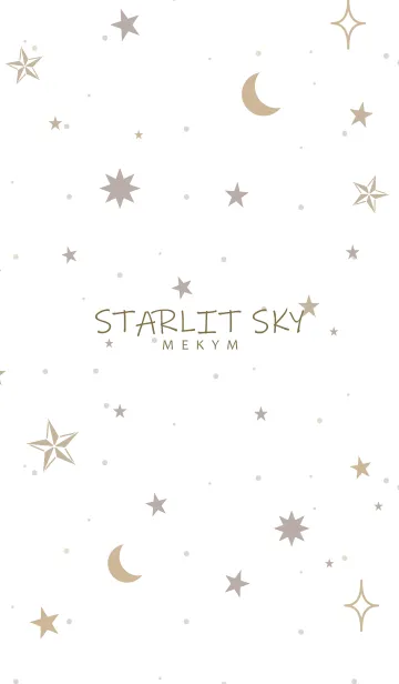 [LINE着せ替え] SIMPLE STARLIT SKY - MEKYM -の画像1