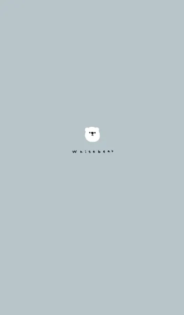 [LINE着せ替え] ゆる白クマ。の画像1