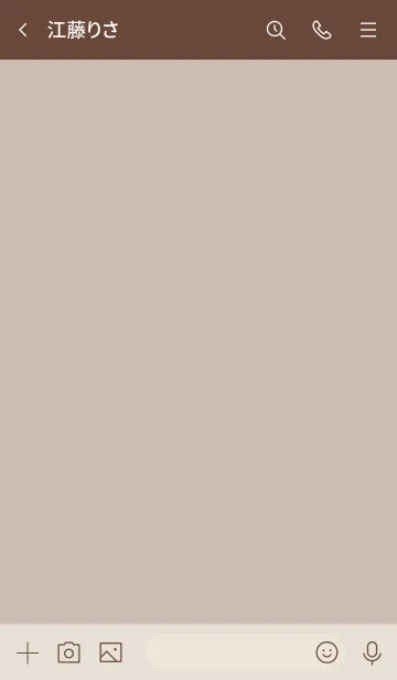 [LINE着せ替え] SIMPLE FINE /DUSTY BEIGEの画像3