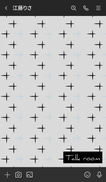 [LINE着せ替え] 黒 : マスキングテープの画像3