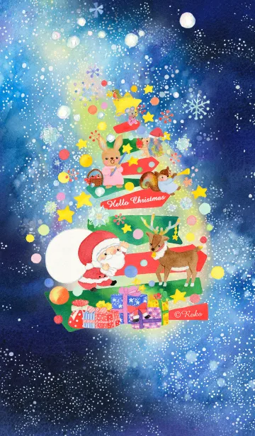 [LINE着せ替え] ハロー クリスマスの画像1