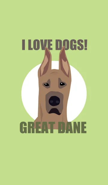 [LINE着せ替え] I LOVE DOGS！ -GREAT DANE-の画像1