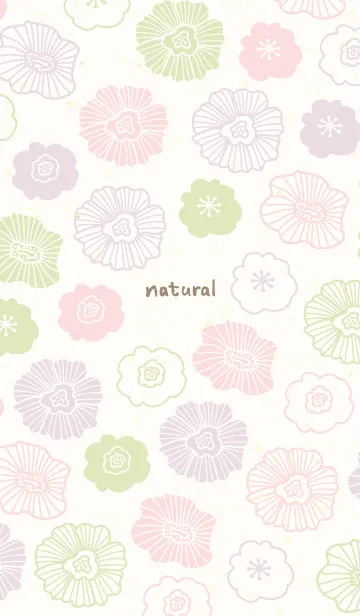 [LINE着せ替え] 花くすみ和紙13の画像1